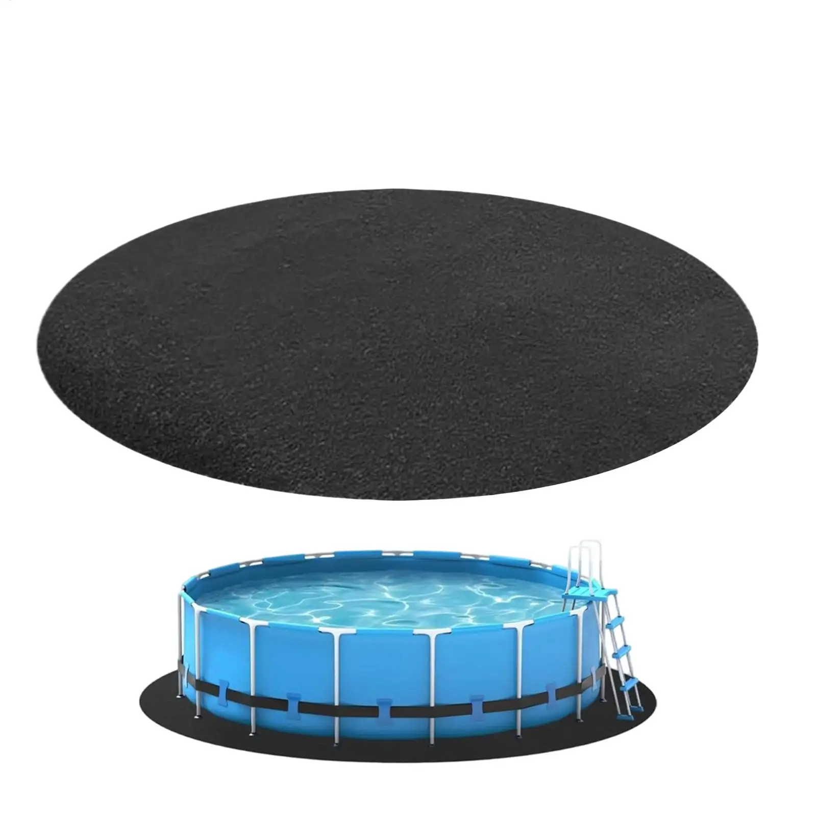 Tapis de piscine rond, doublure de piscine carrée, tapis antidérapants et imperméables pour spa, tapis de protection du sol de la piscine, accessoires pour tapis de piscine extérieure