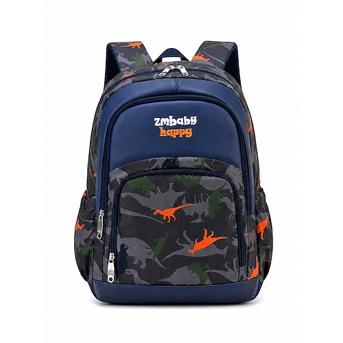 Zaino per bambini e bambine per il ritorno a scuola, in poliestere impermeabile, disponibile in taglie grandi e piccole, multicolore, con scomparti multipli e grande capacità, ideale per la scuola, i