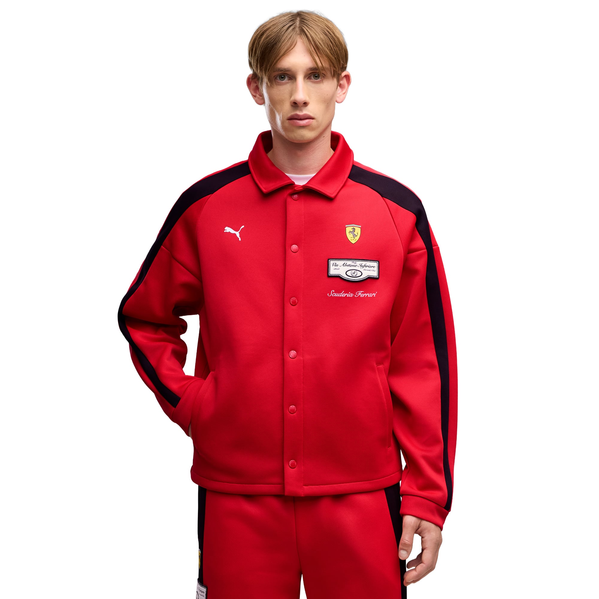 Veste de survêtement Scuderia Ferrari Puma T7 - ​​Rouge - unisexe Taille: M