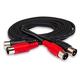 Hosa MID-203, Dual MIDI Cable, Dual 5-pin DIN to Same, 3 m