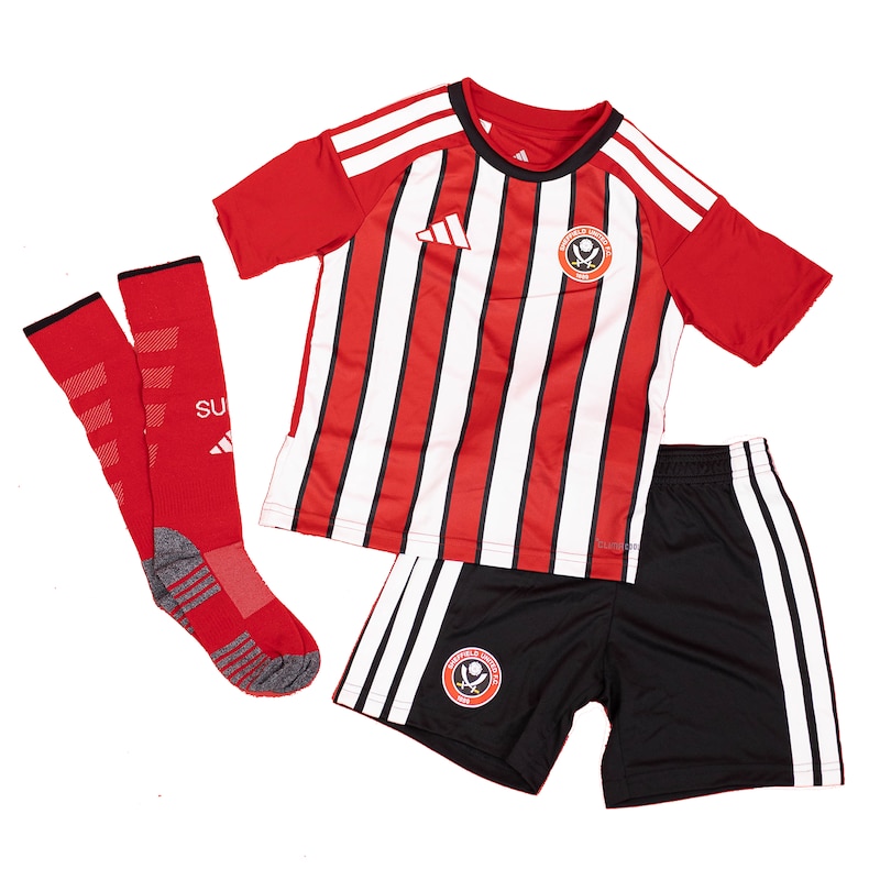 Mini-kit domicile adidas de Sheffield United 2026-27 - Homme Taille: 4-5 Years