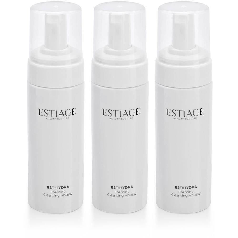 Estihydra Mousse Detergente Struccante 3x150 ml Schiuma