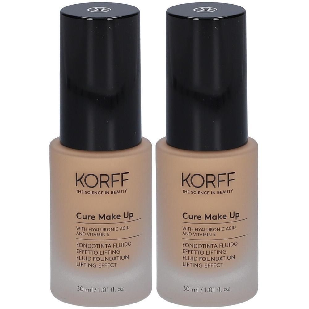 KORFF Cure Make Up Fondotinta Fluido Effetto Lifting 2x30 ml