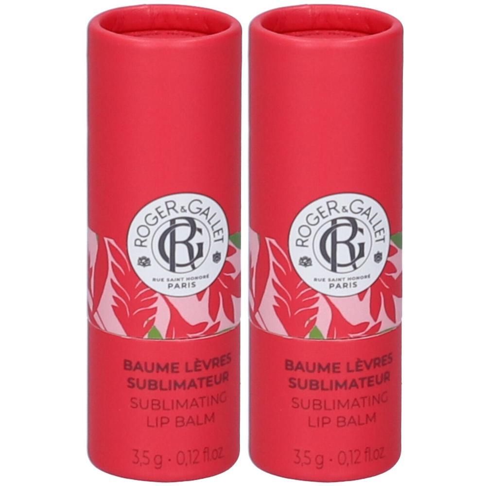 Roger & Gallet Balsamo Labbra Sublimante Gingembre Rouge 2x3,5 g