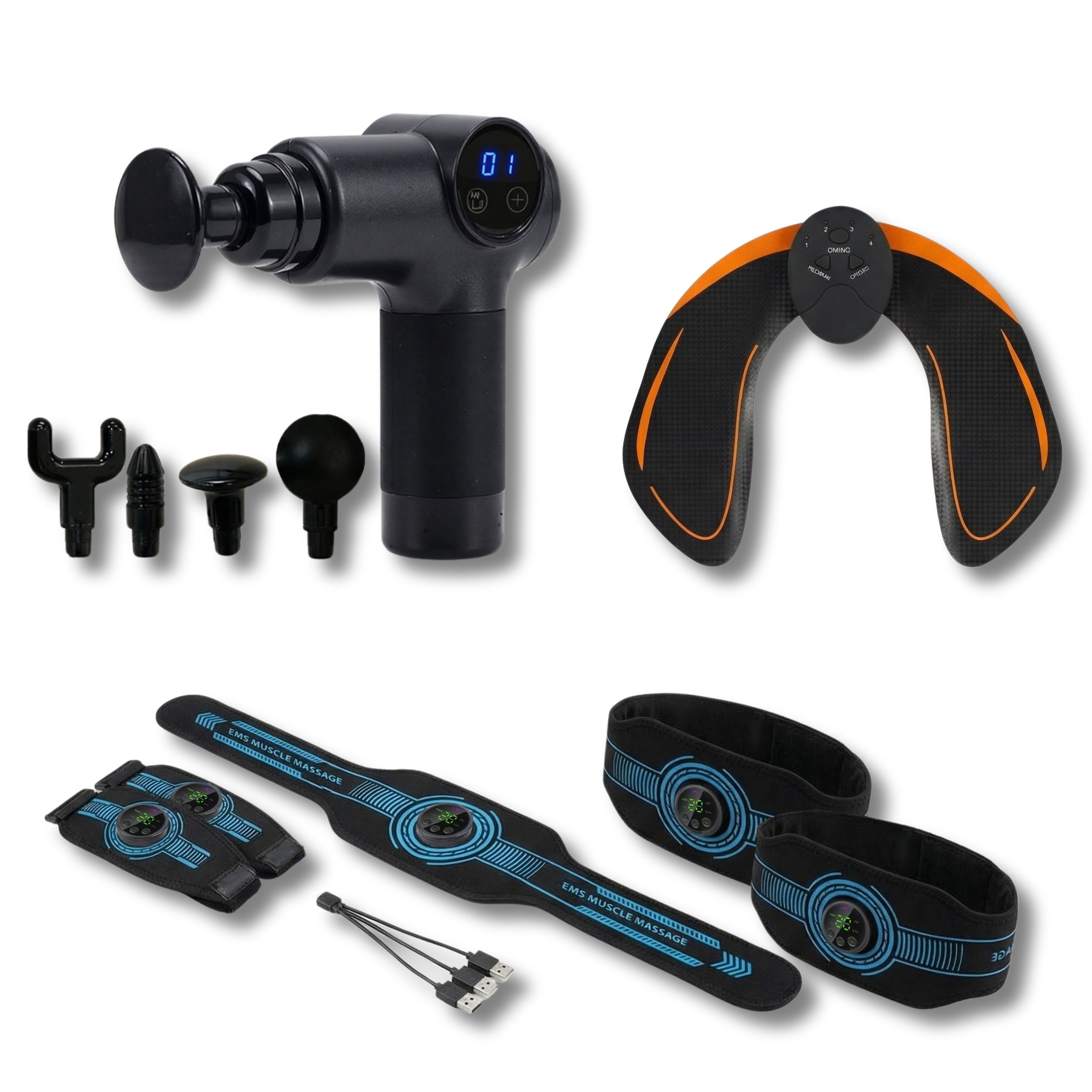Cofanetto EMS Sculpt –Elettrostimolazione Muscolare per Corpo Intero e