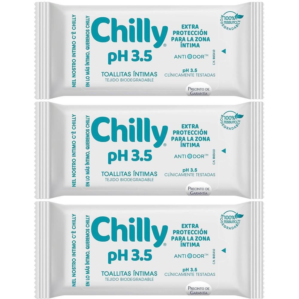 Chilly Salviettine Intime pH 3.5 3x1 St