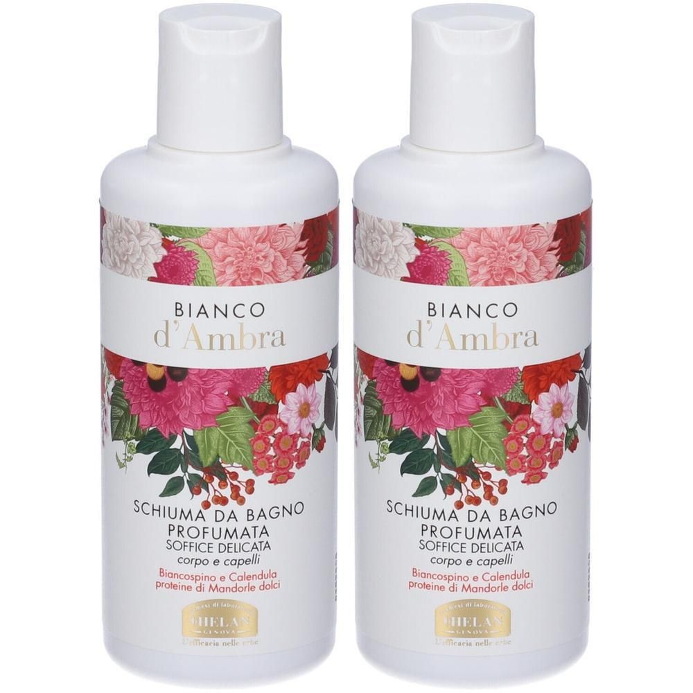 Helan BIANCO D'AMBRA Schiuma da Bagno Profumata 2x200 ml