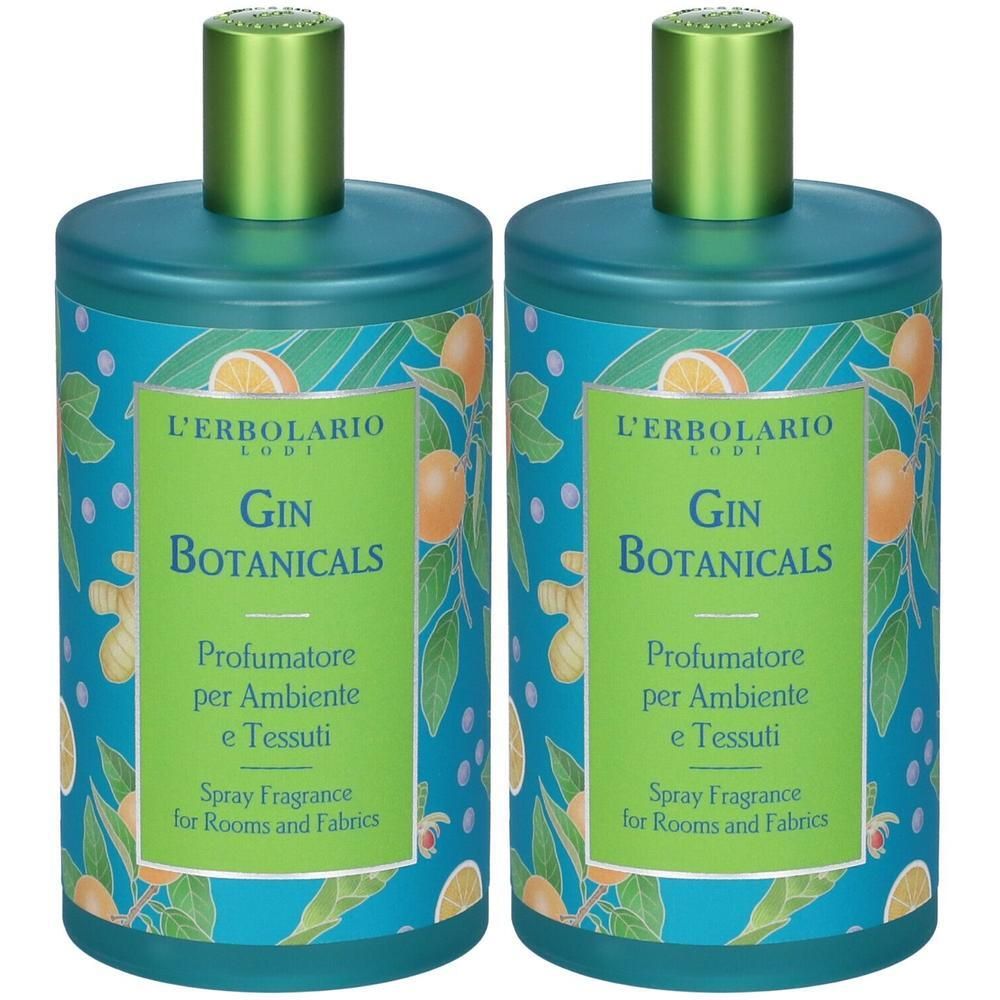 L´Erbolario Profumatore per Ambiente e Tessuti Gin Botanicals 2x200 ml