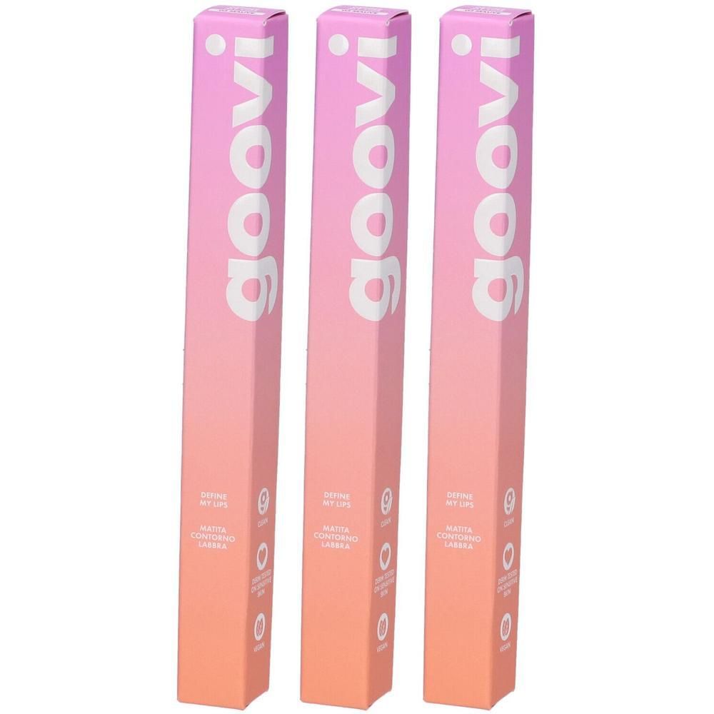 Goovi Define My Lips Matita Labbra Colore 03 Mauve 3x1 St