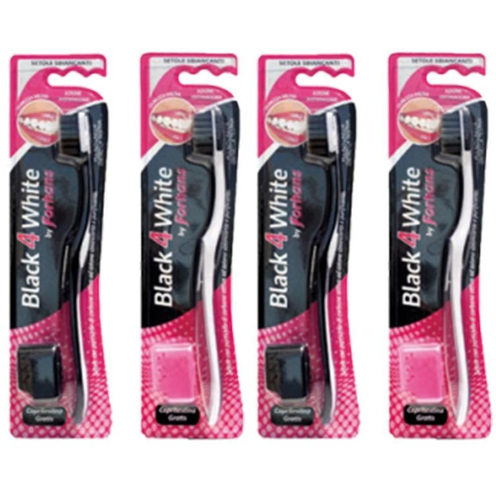 Forhans Spazzolino Black4white 2x1 pz da denti