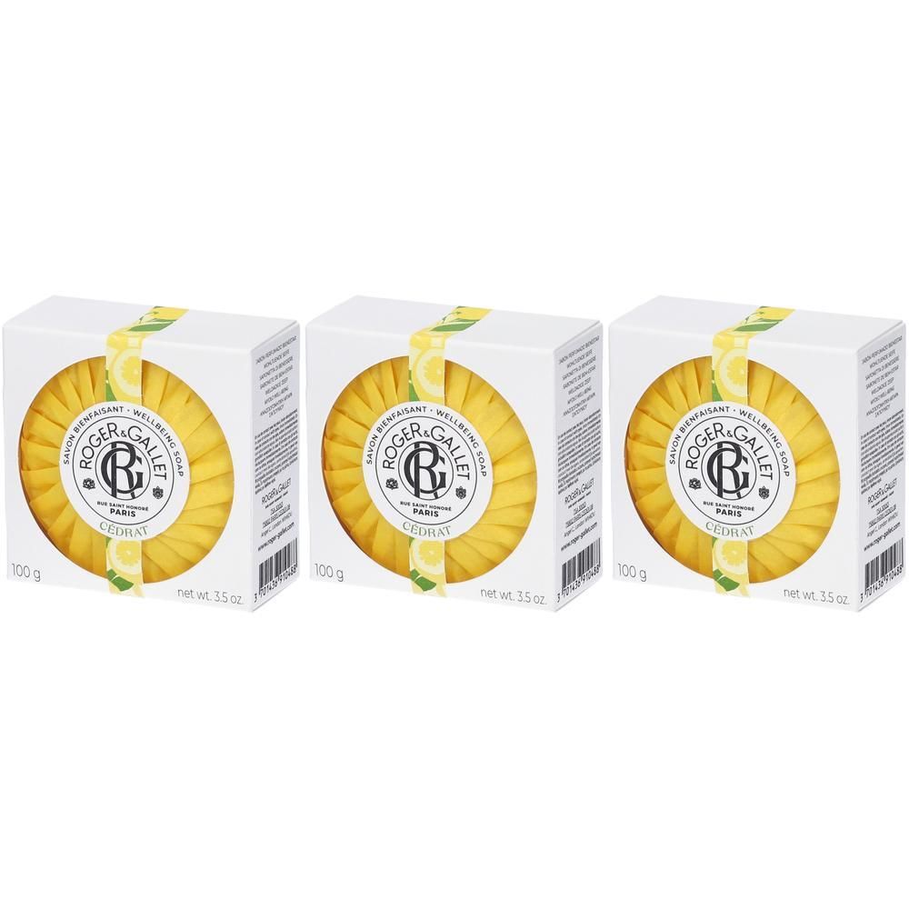 Roger&Gallet Cedrat Saponetta 3x100 g