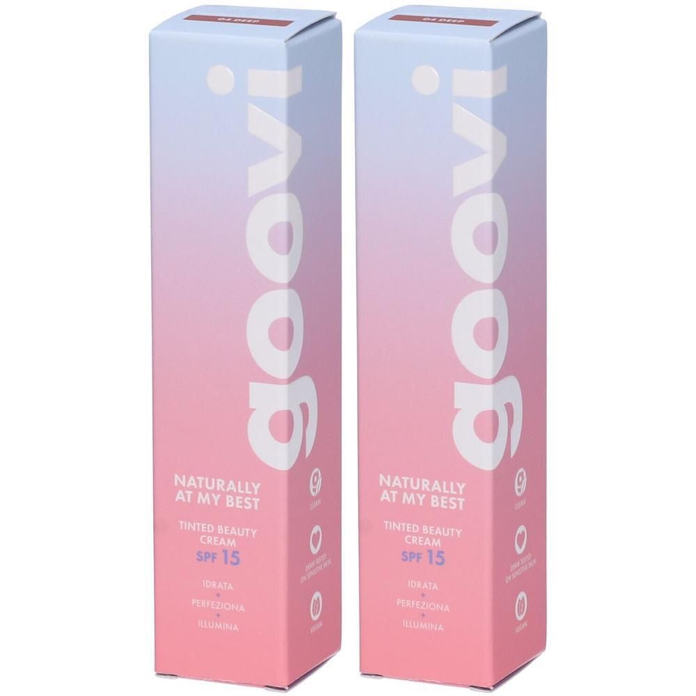 Goovi Naturally At My Best Tinted Beauty Cream SPF 15 Colore 04 Deep 2