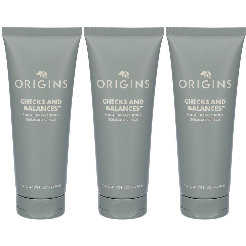 Origins Checks And Balances™ Scrub Viso Illuminante 3x75 ml