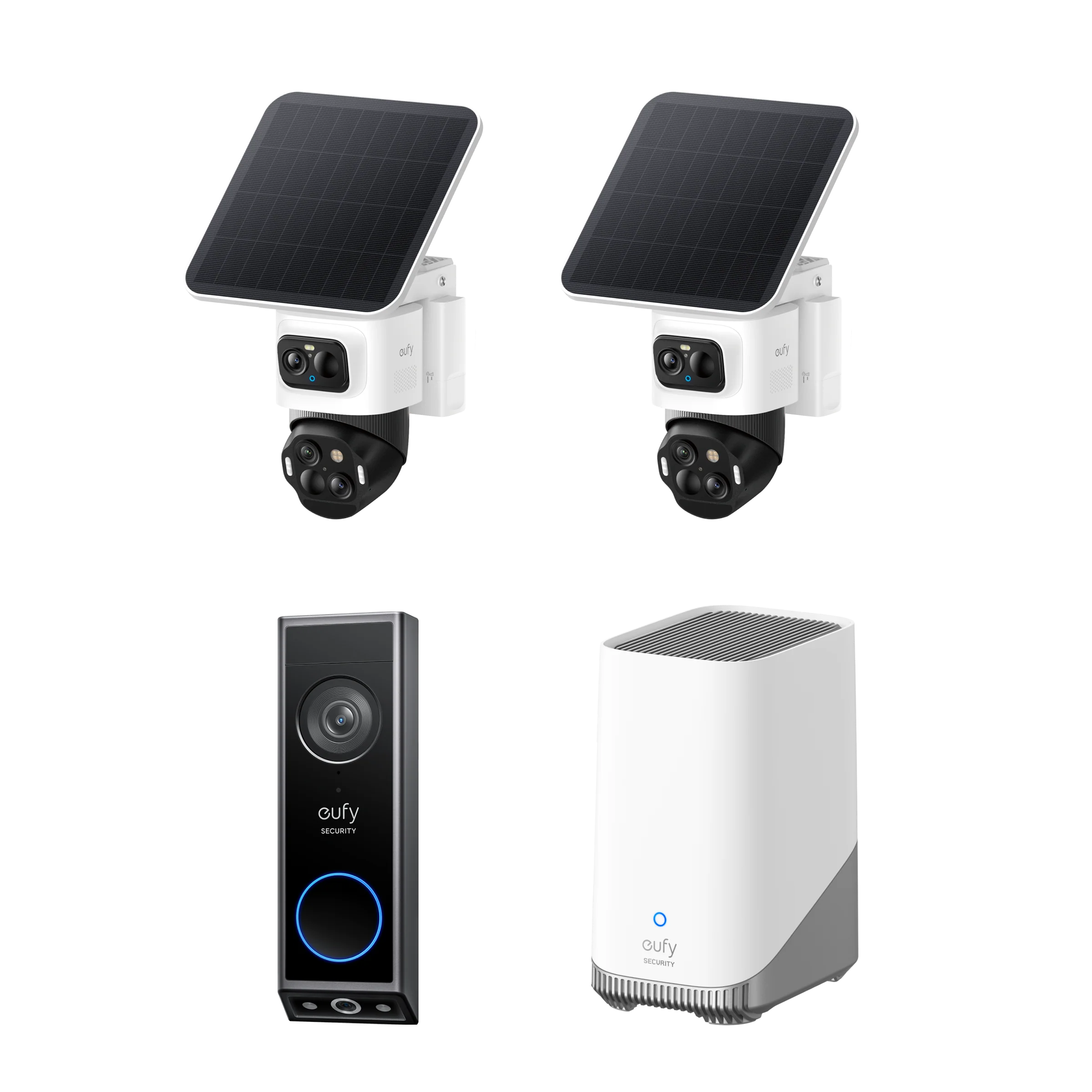 eufyCam S4 2-Kamera-Set + HomeBase™ 3 & Türklingel E340 Image