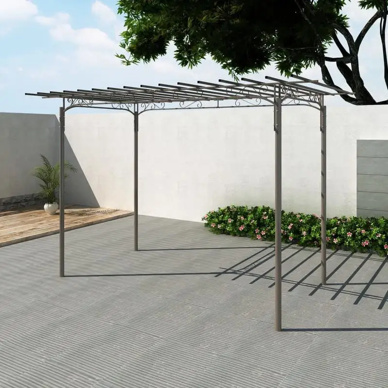 Pavillon en acier, gazebo de jardin, maison de jardin, arbor, abri de jardin