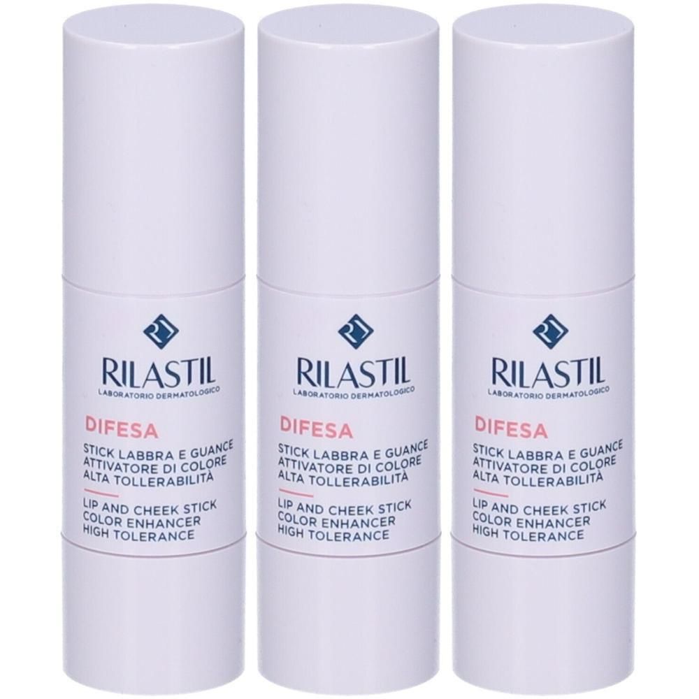 Rilastil Difesa Stick Labbra e Guance 3x1 St