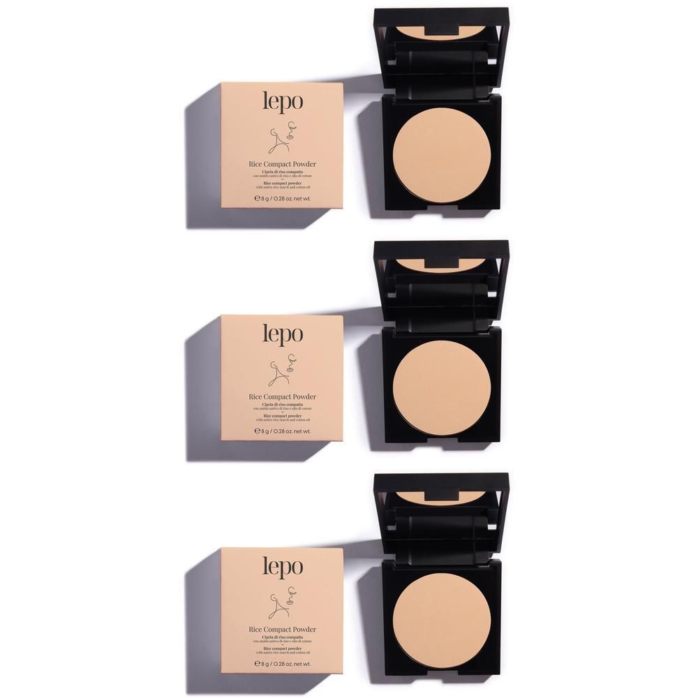LEPO Rice Compact Powder Cipria di riso compatta NUANCE 89 3x1 St