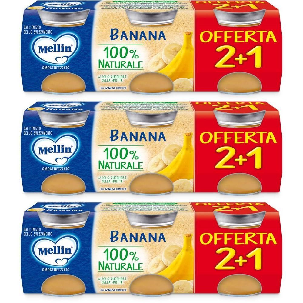 Mellin Omogenizzato Banana 3x3x100 g