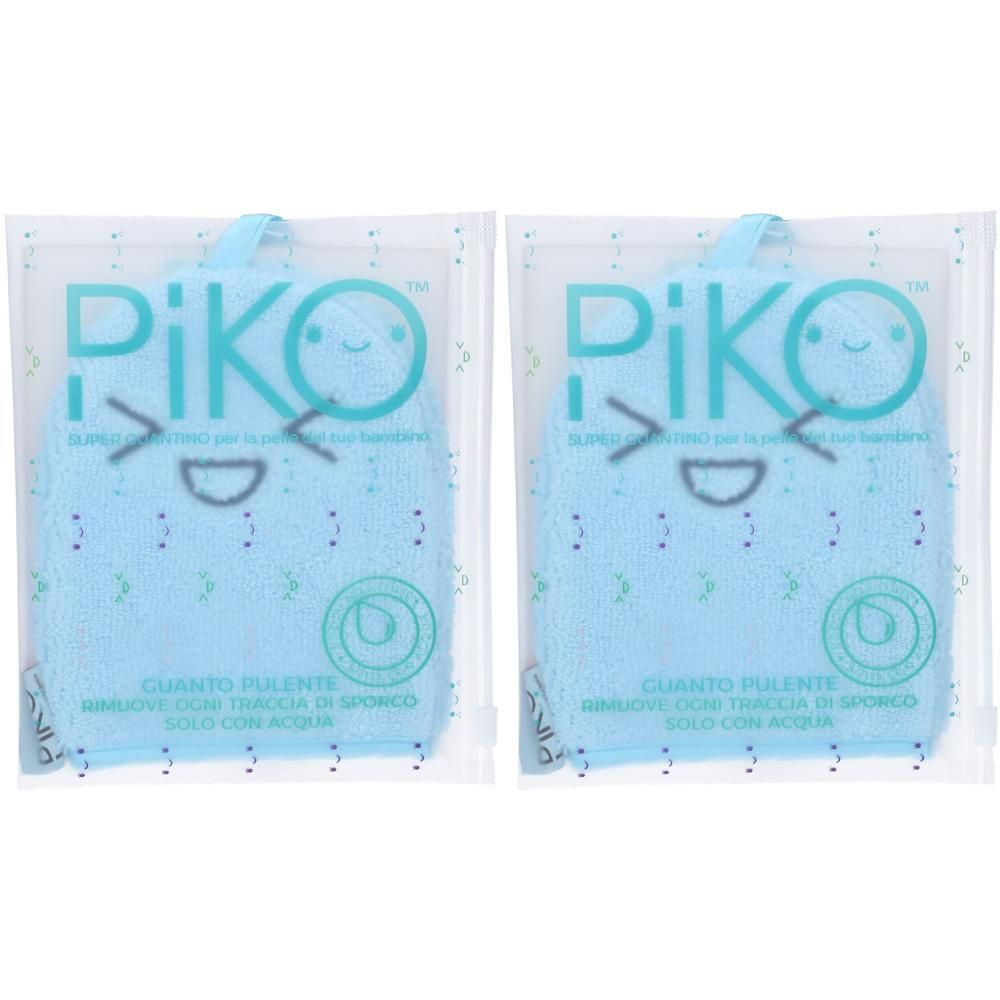 GR Farma PIKO Guanto in Microfibra Azzurro 2x1 St