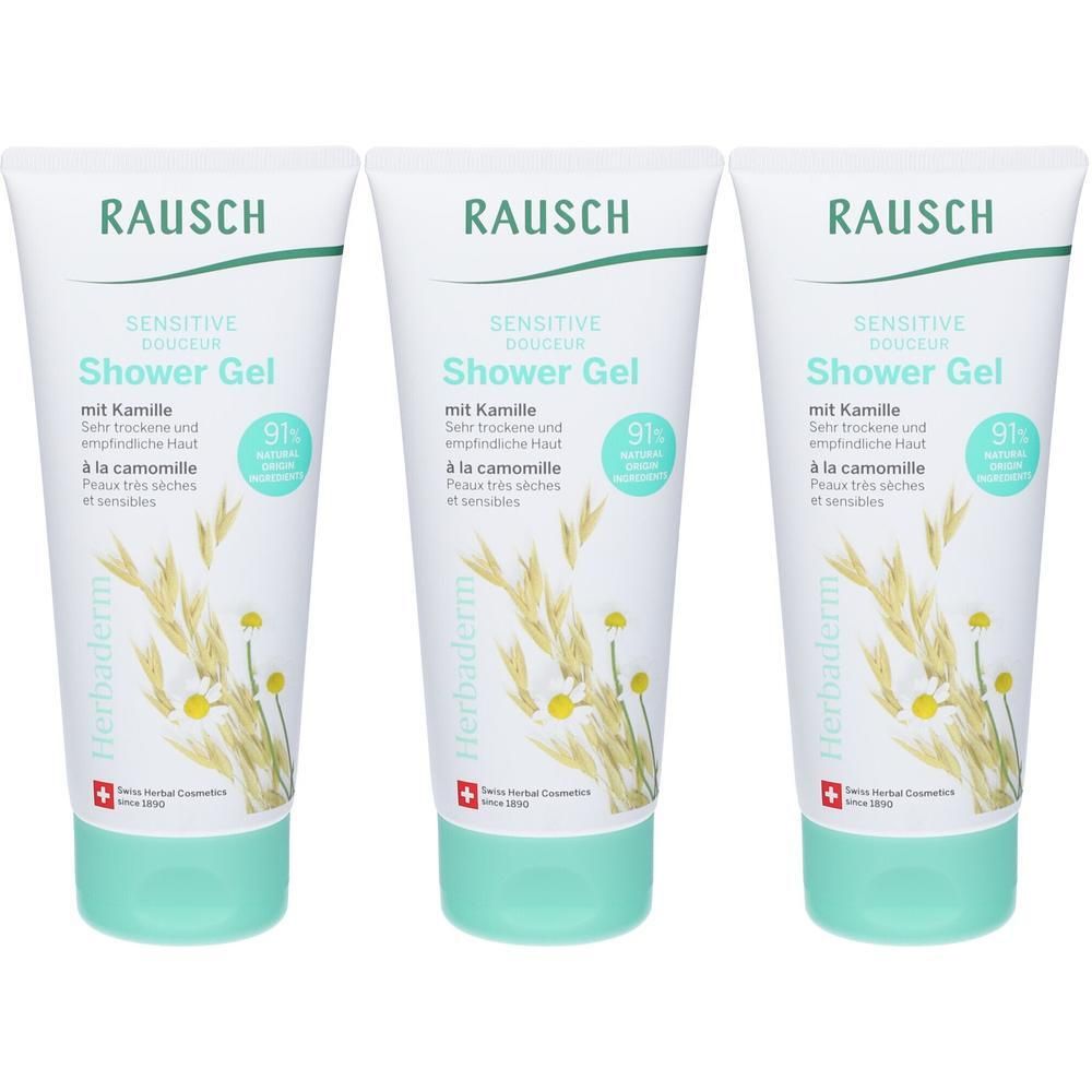 RAUSCH Delicato Shower Gel Alla Camomilla 3x200 ml