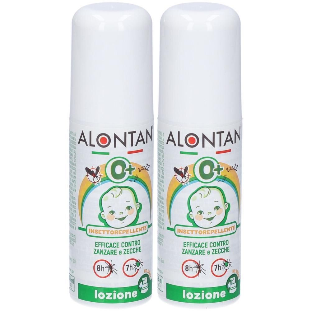 Alontan Baby 0+ Insettorepellente Lozione 2x75 ml