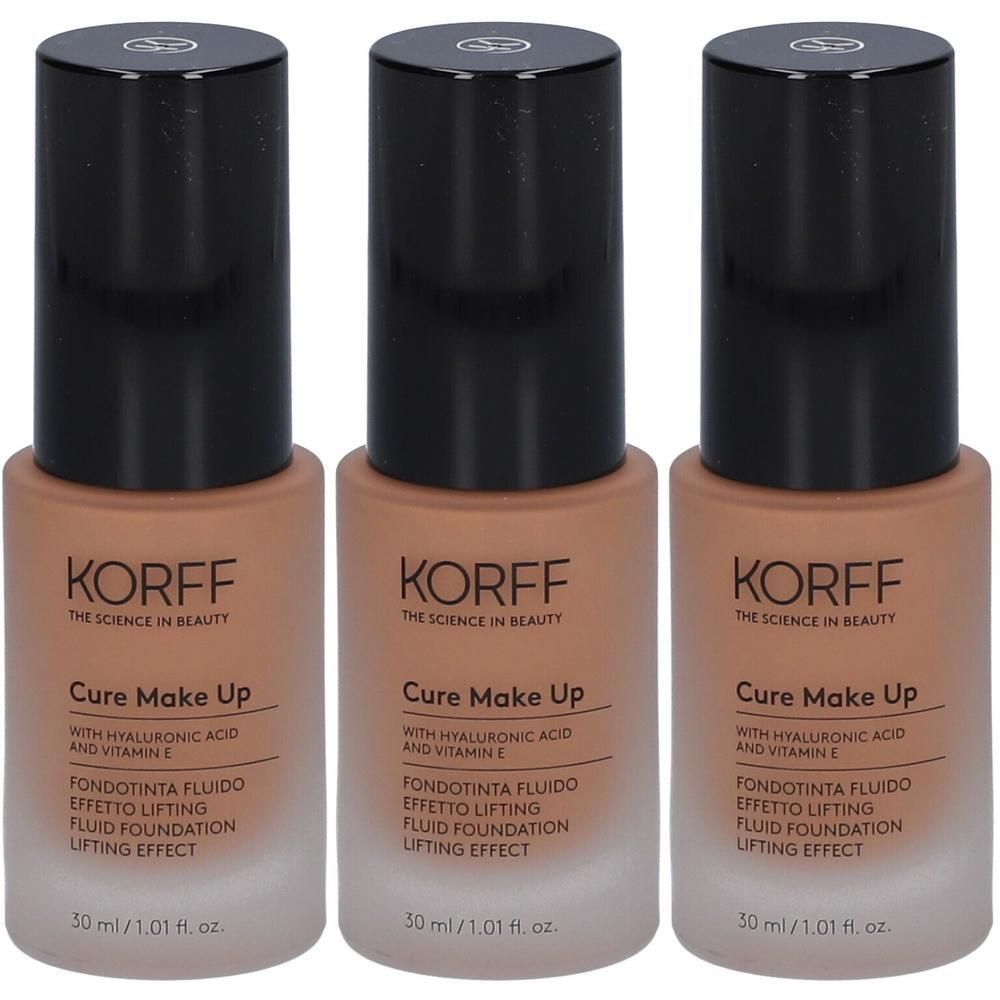 KORFF Cure Make Up Fondotinta Fluido Effetto Lifting Tonalità 06 3x30