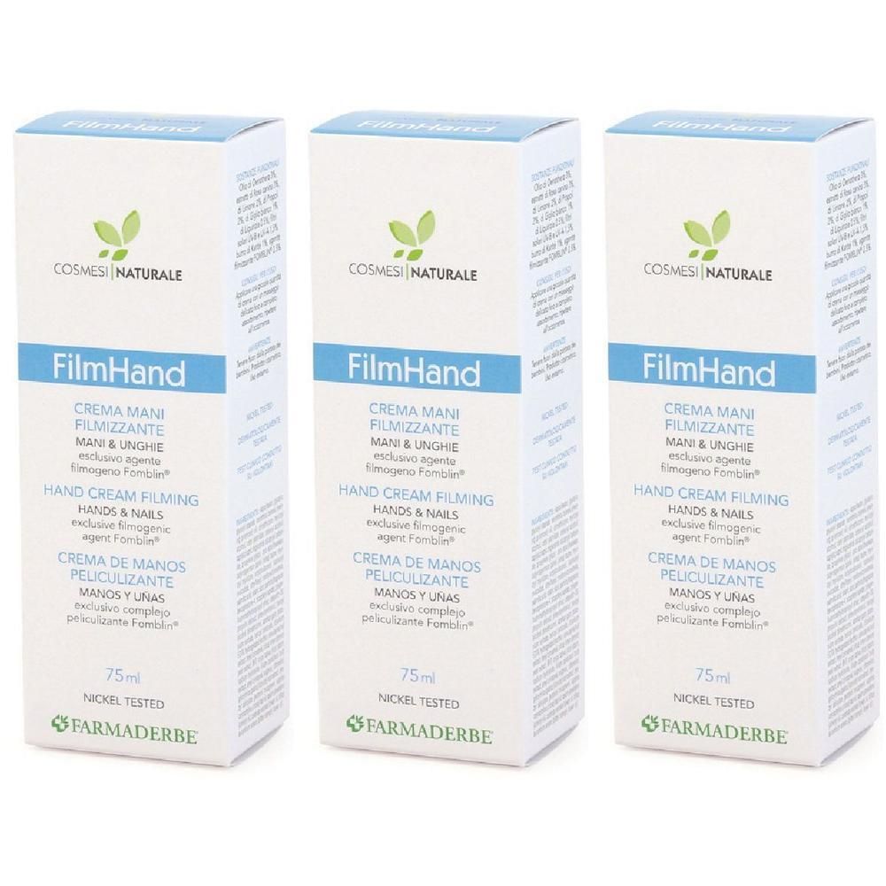 Crema Mani Filmizzante 3x75 ml