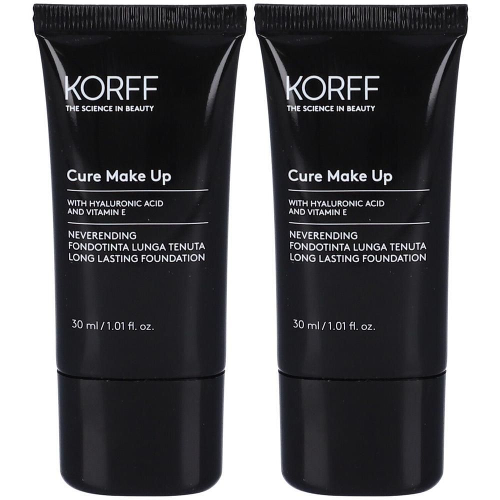 KORFF Cure Make Up Neverending Fondotinta Lunga Tenuta 06 2x30 ml