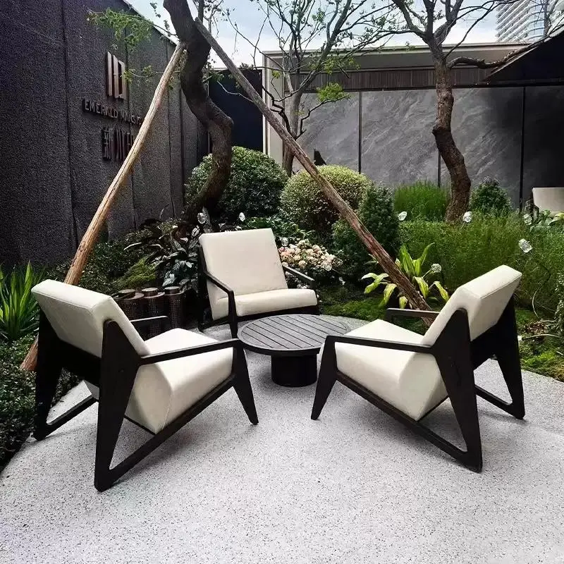 Ensembles de meubles de jardin en aluminium extérieur imperméable nordique moderne luxe ensembles de meubles de jardin enfants Patio Muebles meubles de maison