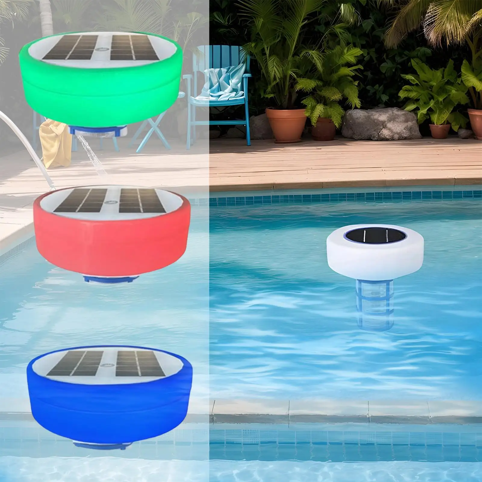 Ioniseur de piscine solaire, purificateur de piscine en cuivre et argent, ioniseur de piscine à énergie solaire, nettoyeur, équipement de nettoyage de piscine