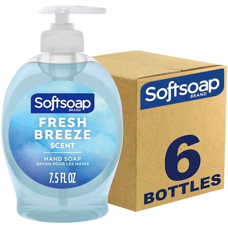SOFTSOAP US04964A Fresh Breeze Hand Soap, Fresh Breeze Scent, 7.50 fl oz, Pump