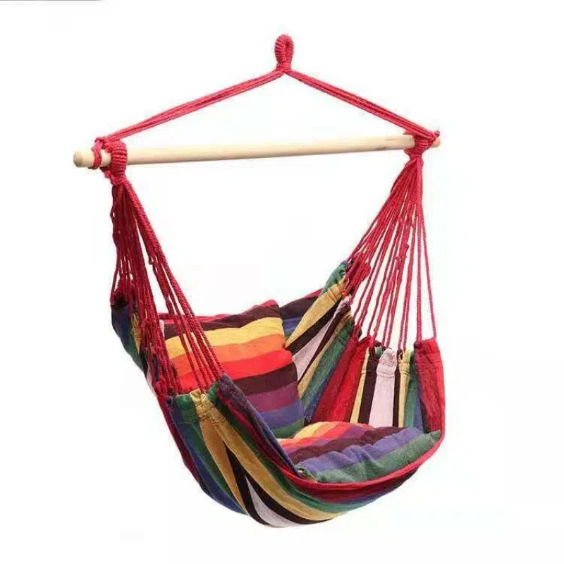 Indoor Bedroom Garden Hanging Chair Garden Fabric Camping Rope Bed Hammock Swings Hanging Hammock Swing Seat Hammock Chair