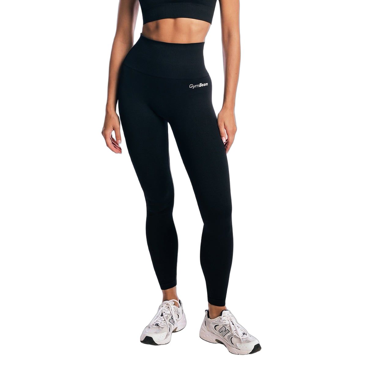 Leggings donna GymBabe senza cuciture a vita alta Black 1 St