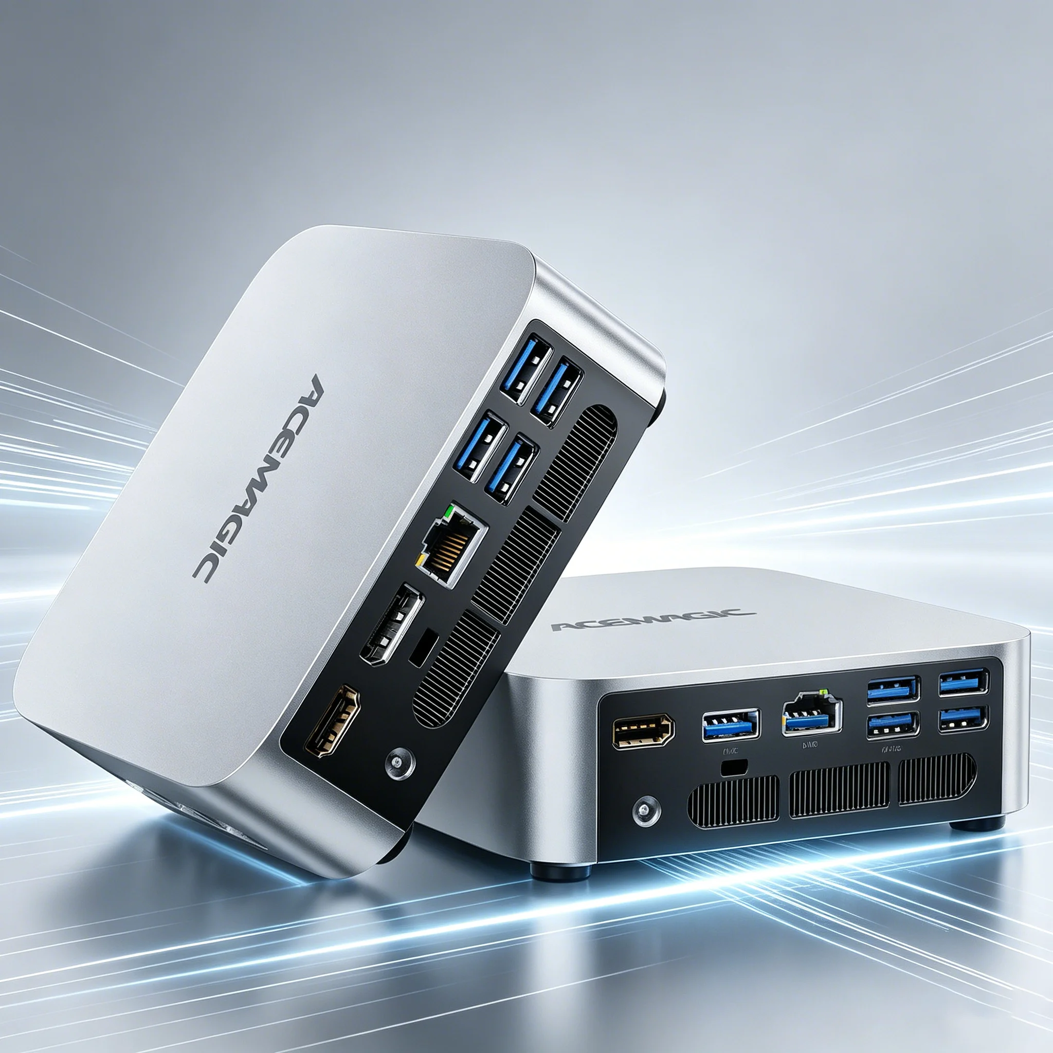 ACEMAGIC K1 Mini-PC Windows 11 Pro Intel Core 12600H (Schlägt 12450H bis zu 4,5 GHz) Mini-Computer, 16GB DDR4 RAM 512GB SSD Dreifache 4K-Anzeige Desktop Micro-Kleiner PC mit BT5.2/WiFi6/HDMI/USB3.2