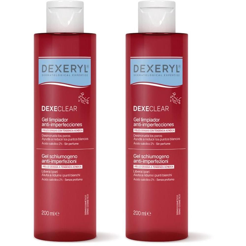 Dexeryl Dexeclear Gel Schiumogeno Anti-Imperfezioni 200ml 2x200 ml Det