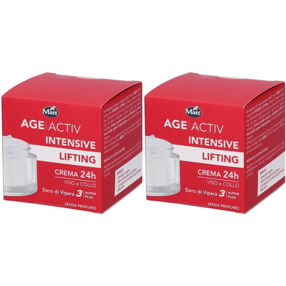 Matt® Crema 24h Attivatore di Giovinezza 2x50 ml