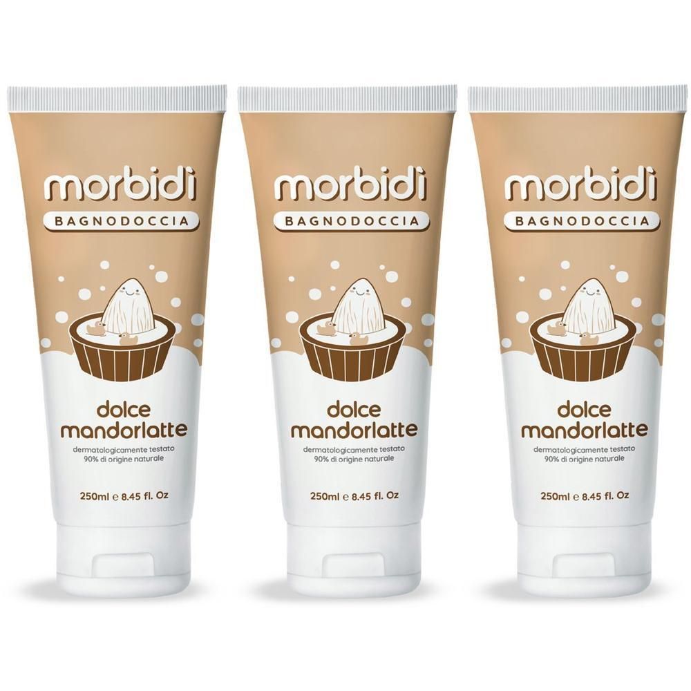 Morbidì Bagnodoccia Dolce Mandorlatte 250ml 3x250 ml Detergente