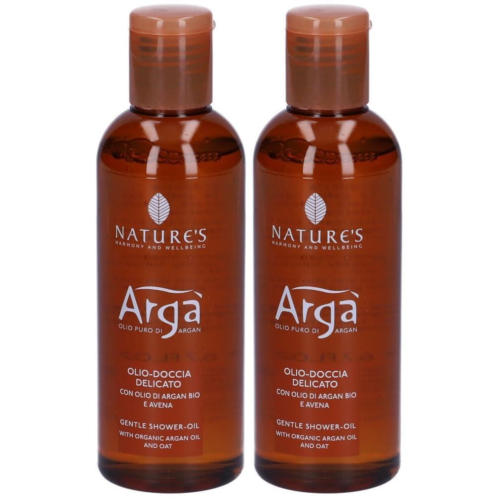 NATURE'S Argà Olio-Doccia Delicato 2x200 ml Olio da bagno