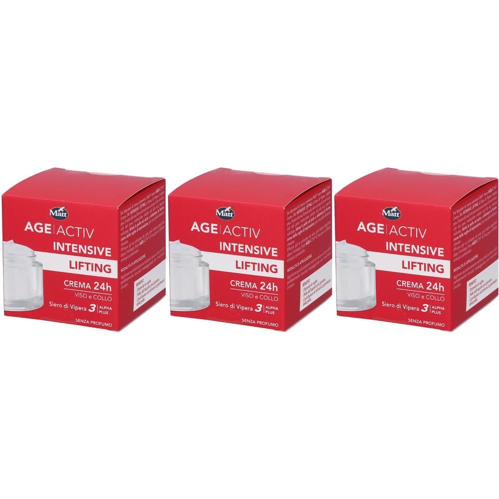 Matt® Crema 24h Attivatore di Giovinezza 3x50 ml