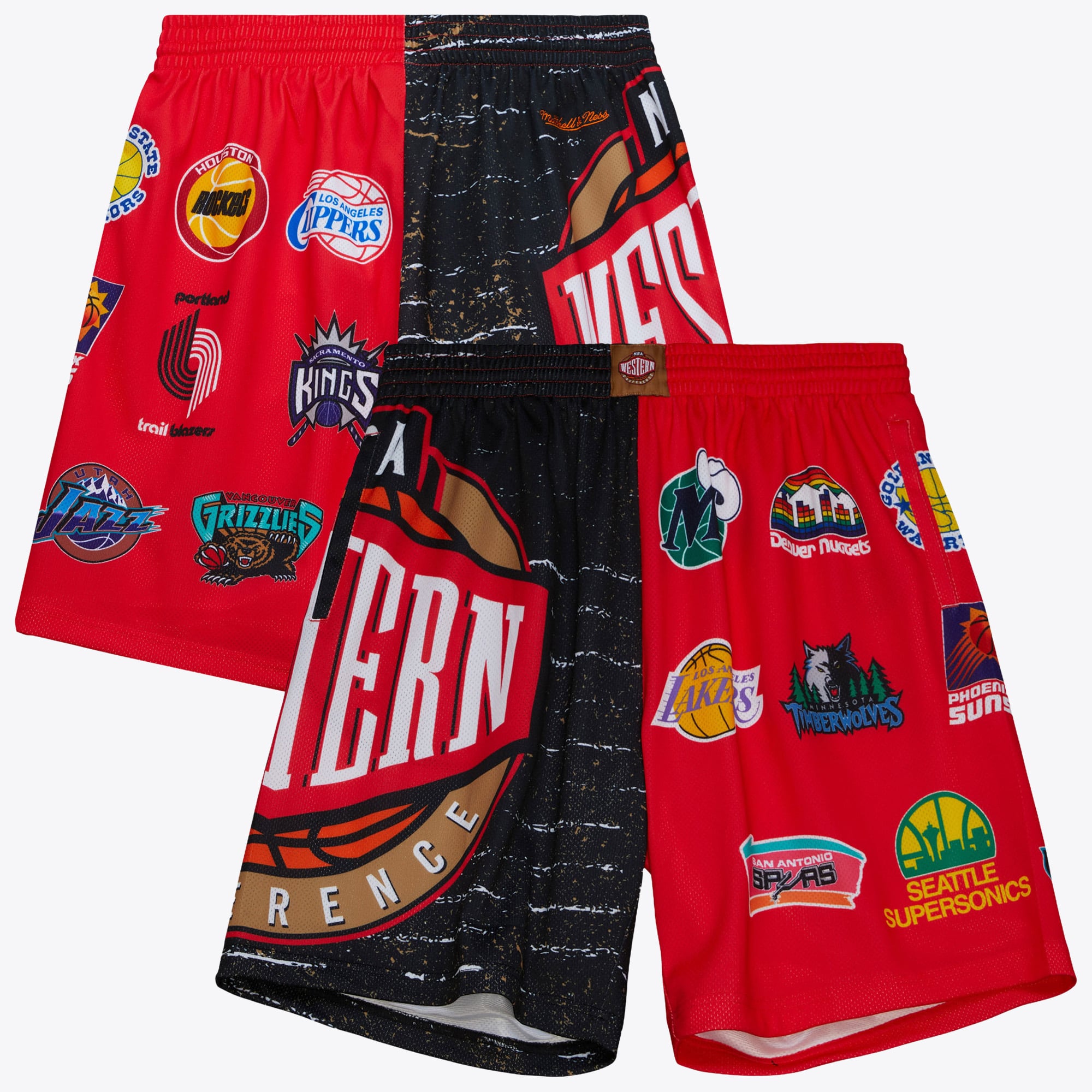 Short NBA Mitchell & Ness Jumbotron 3.0 All-Star - Multicolore/Blanc - Homme - Homme Taille: XL