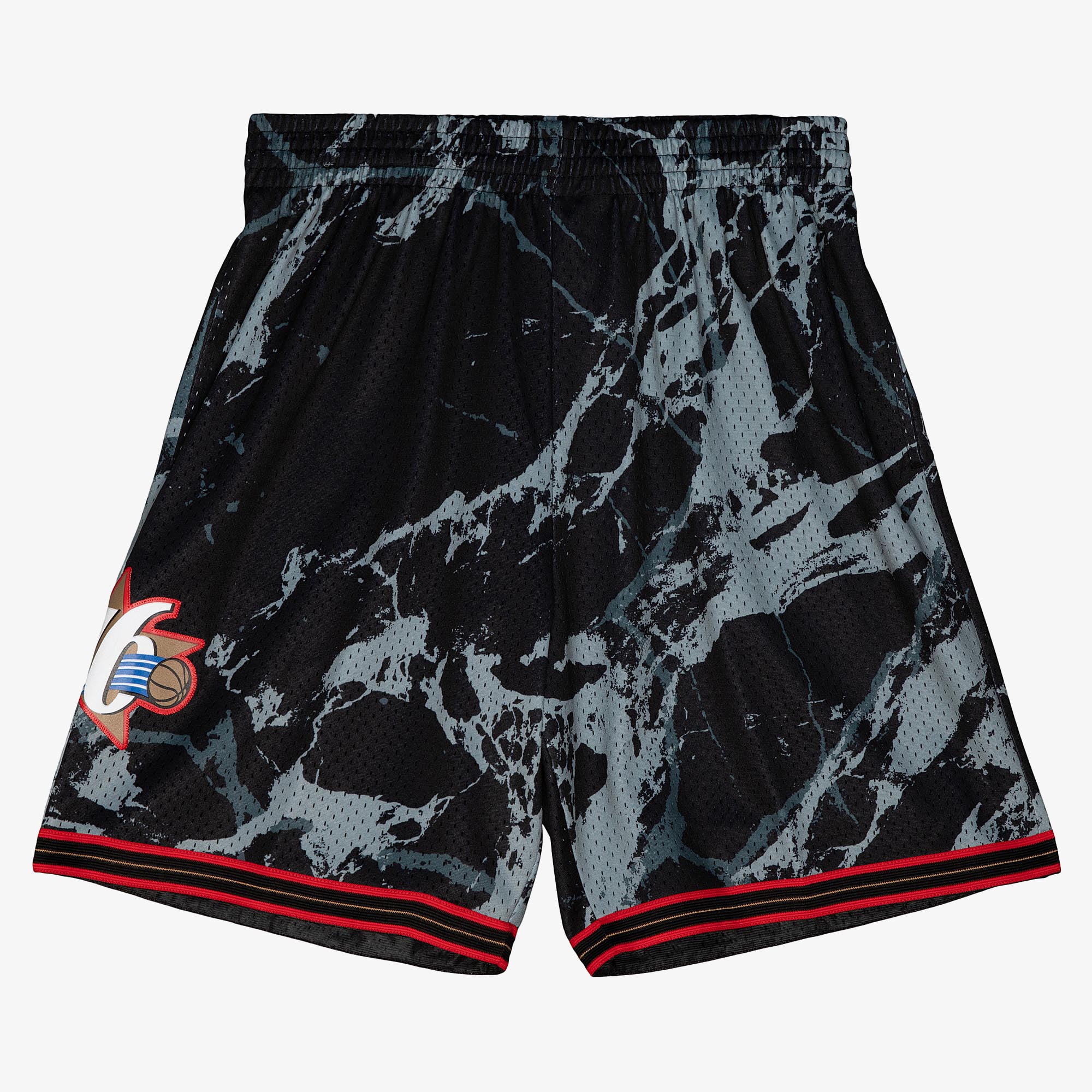 Short Swingman Mitchell & Ness 2000 Team Marble des Philadelphia 76ers - Noir - Homme - Homme Taille: L