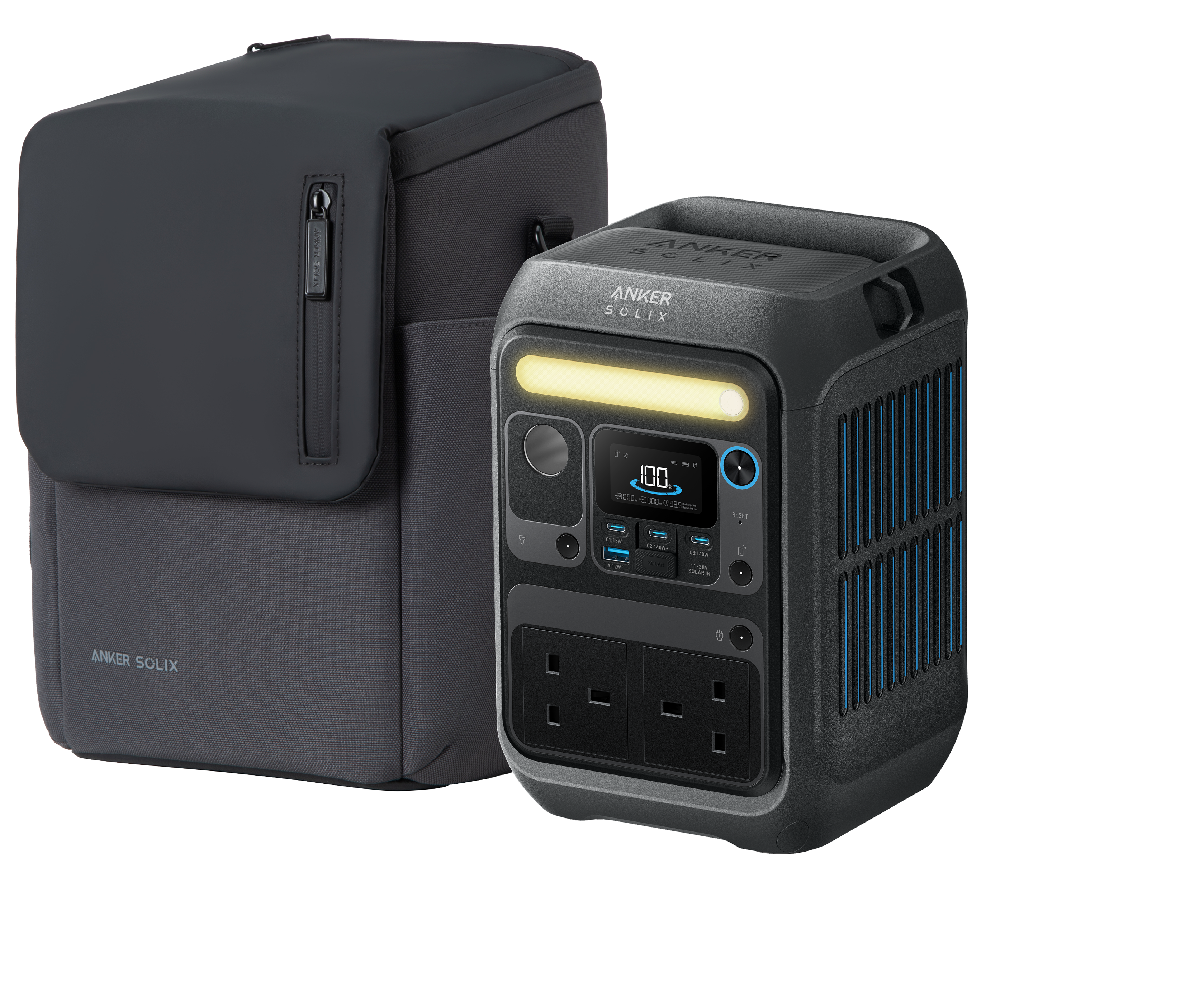 Anker SOLIX C300 Portable Power Station + Protective Cover