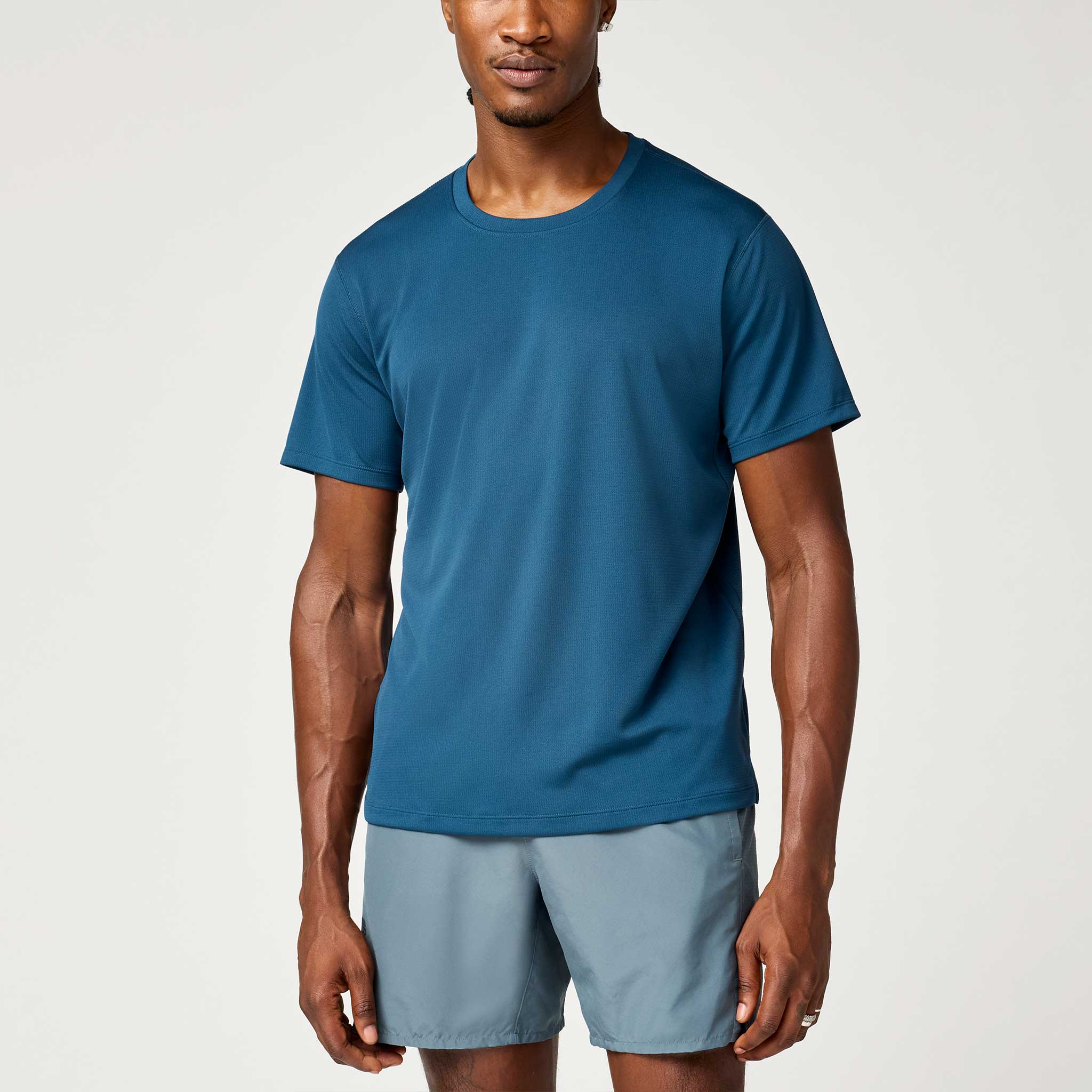 Brooks Dash Short Sleeve Men's Running Apparel Indigo
