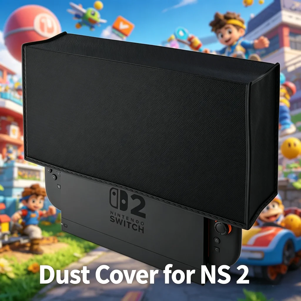 Breathable Dust Cover for Nintendo Switch 2, Anti-Scratch Nylon Dust Guard Waterproof Cover Sleeve for Nintendo Switch 2 Console