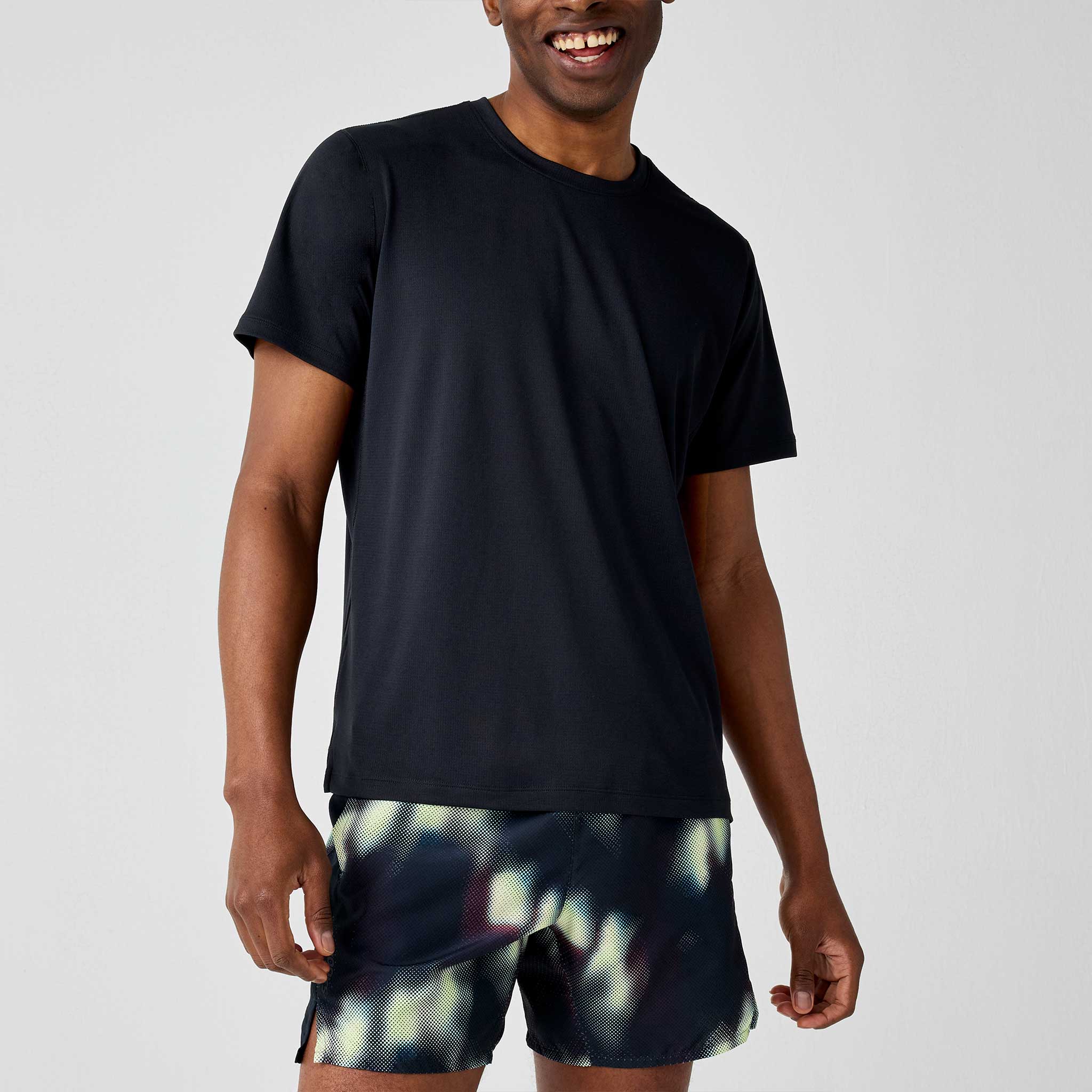 Brooks Dash Short Sleeve Men's Running Apparel Black