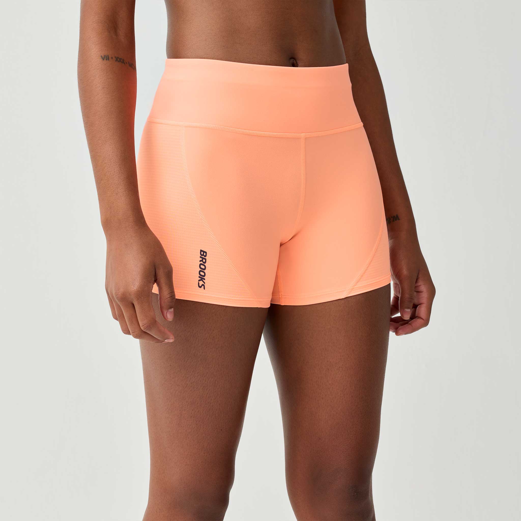 Brooks Dash Cooling Short Women's Running Apparel Cyber Peach
