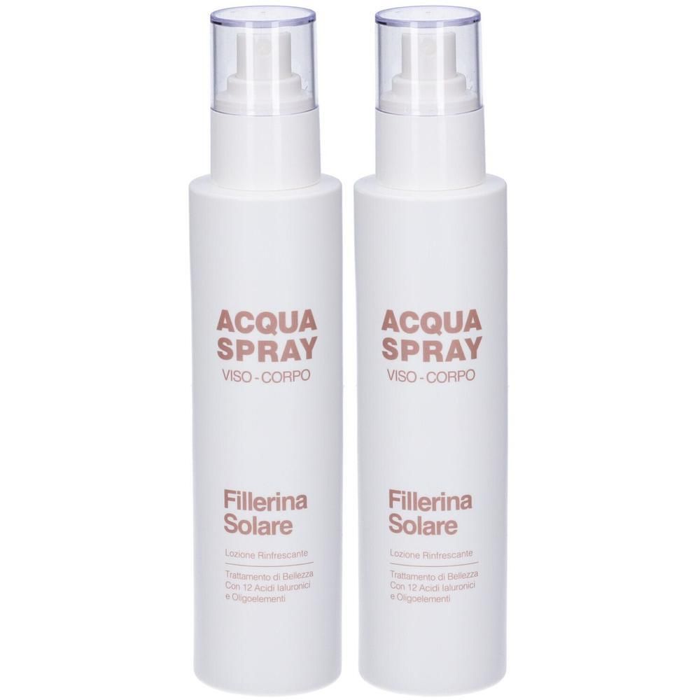 Fillerina Solare Acqua Spray Viso-Corpo Promo 2x200 ml