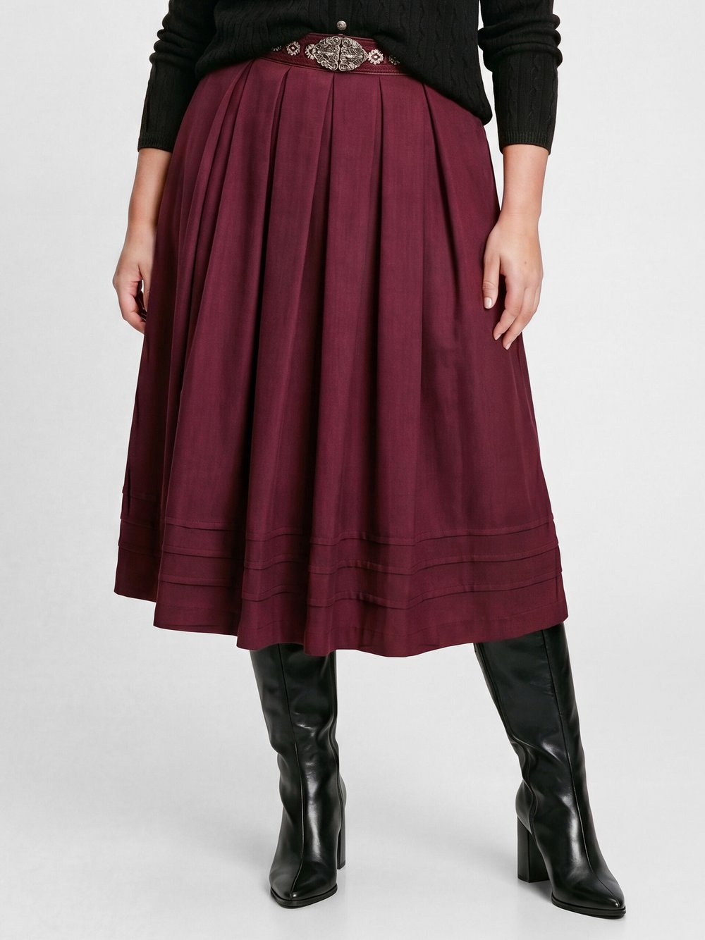 Spieth & Wenksy Trachtenrock Damen bordeaux, 42