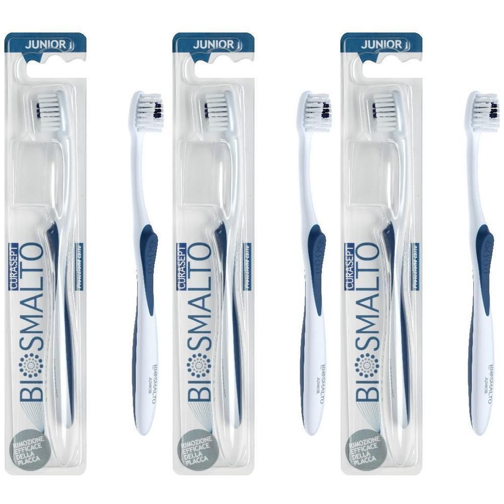 Spazzolino Biosmalto Protection Junior 3x1 pz Dentifricio