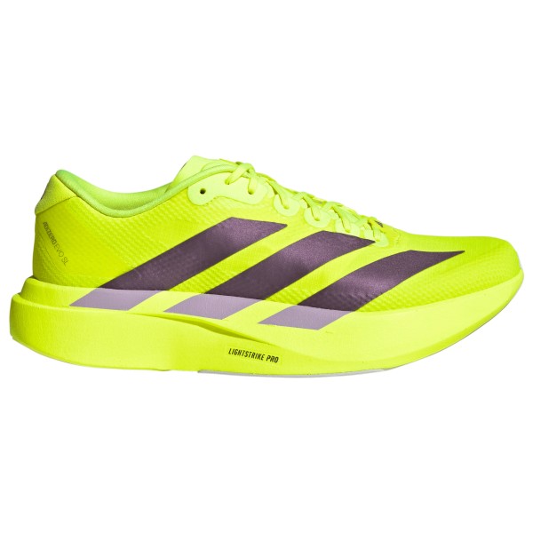 adidas - Adizero Evo SL Woven - Runningschuhe UK 9,5 | EU 44 gelb/lila